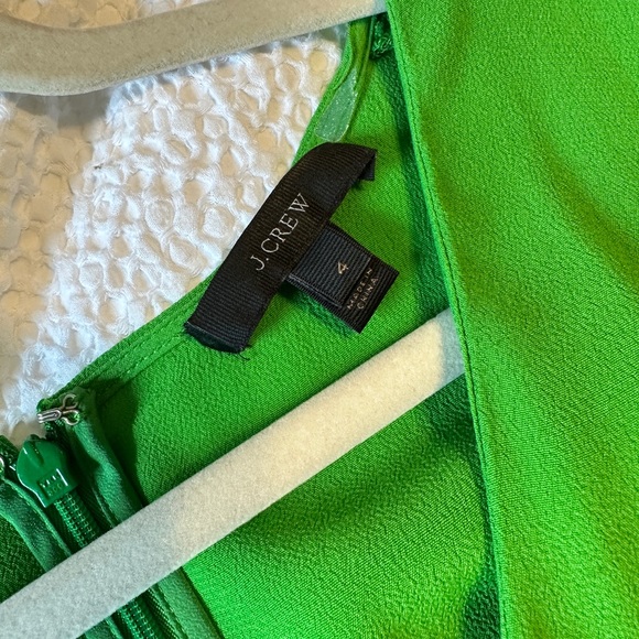 J.Crew Green Faux Wrap Dress - Picture 7 of 8